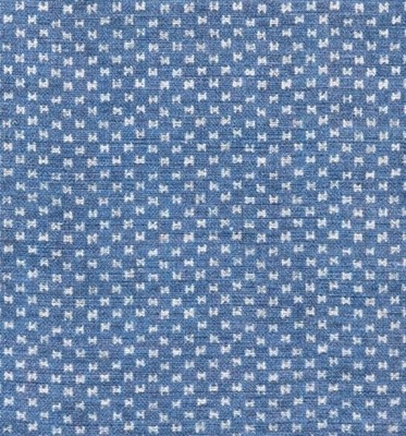 ROBERT KIME VORHANGSTOFF ''KOMON - BLAU'' 2,1 METER 100% LEINEN