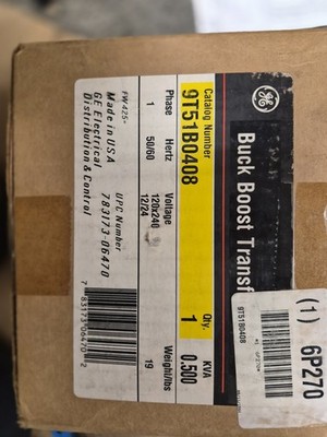General Electric, 9T51B0408, Buck Boost Transformer