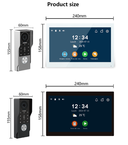 2-Wired Video Doorbell Intercom System,TUYA WiFi Smart Home Video Intercom Door - Picture 14 of 14