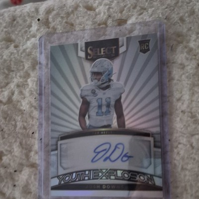 2023 Panini Select Draft Picks Josh Downs Youth Explosion Auto Prizm #YS-JDO
