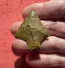 AWESOME AUTHENTIC, ANCIENT PA. JASPER PERKIOMEN *CLIPPED WING" STYLE ARROWHEAD — photo 2