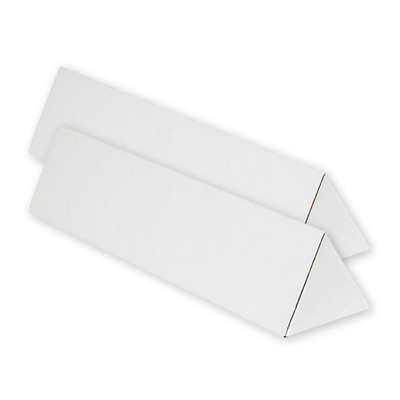 2 x 24 1/4'' White Triangle Mailing Tubes ECT-32B 50/Case