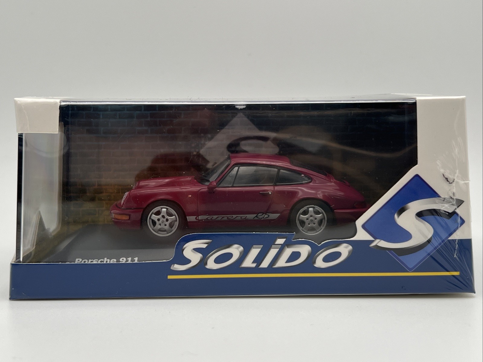 Porsche 911 964 RS 1/43 Solido Miniature Déco Idéale pour Bureau
