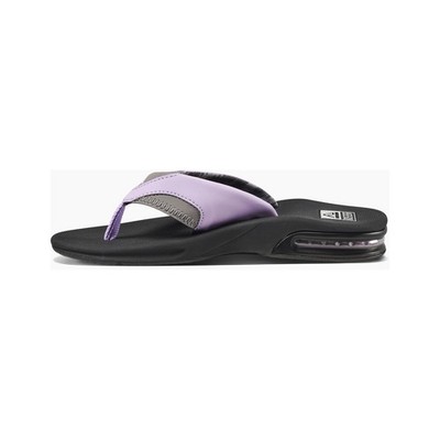 Reef Fanning Flip Flops in Grau/Lila