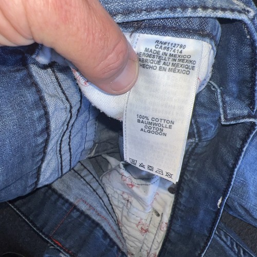True Religion ROCCO Relaxed Straight Jeans 40x32 RN# 112790 CA# 57414 - Picture 5 of 7