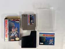 Metal Storm Nintendo NES Original 1991 Irem Box Manual Sleeve Tested
