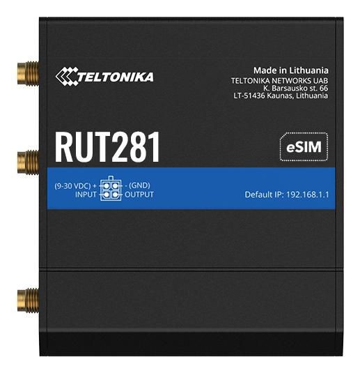 Teltonika Networks RUT281000000 RUT281 Global. EU PSU 4G