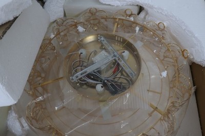 Flush Mount Modern Crystal Ceiling Light ELA325