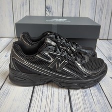 New balance 740 Unisex Trainers Black Metallic Silver UK 8 EU 42