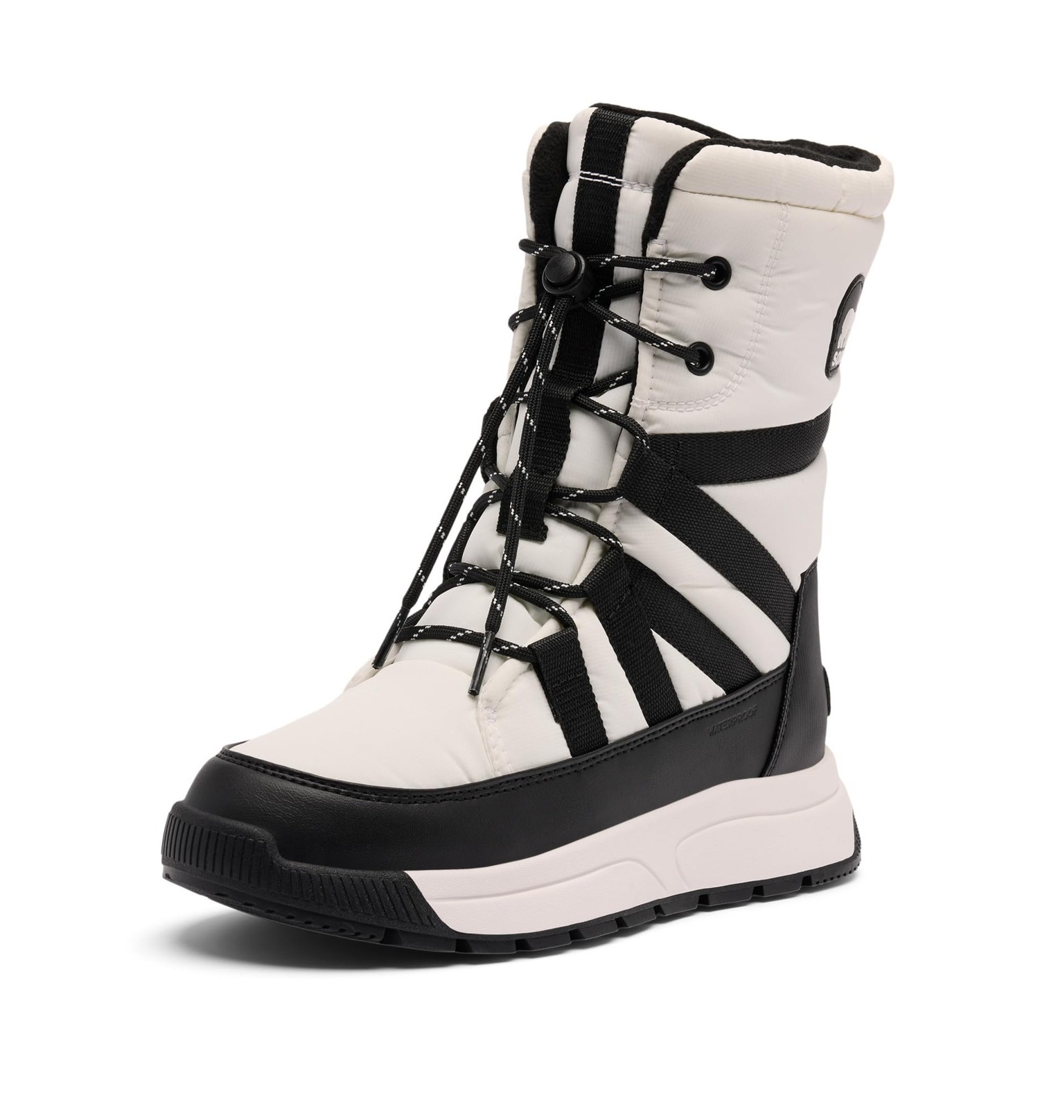 Sorel Women's Whitney III Tall Waterproof Winter Boot, Sea Salt/Black, 9.5