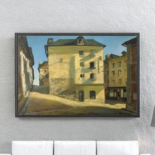 Sun on a House by James Proudfoot Canvas/Poster Wall Art