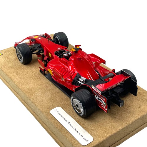 Modellino F1 Ferrari 1/18 Ferrari F2008 Kimi Raikkonen #1 Campione Del Mondo ... - Foto 6 di 8