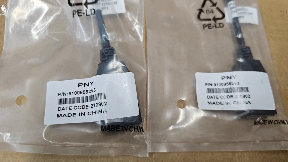 OPEN BOX 2GB PNY 0W6F74 AMD Radeon E9173 Graphics Card + Bracket+Adapters+Box - Image 3 of 4