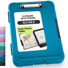 Reinforced Storage Clipboard with Pen Holder 8.5x11 Inch Nursing Letter A4