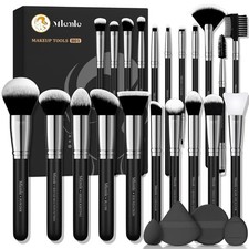 Makeup Brushes Set, Professional 25 Pcs Makeup Kit, Include Foundation Powder B
