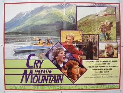 CRY FROM THE MOUNTAIN (1986) Original Cinema Quad Movie Poster - James Cavan