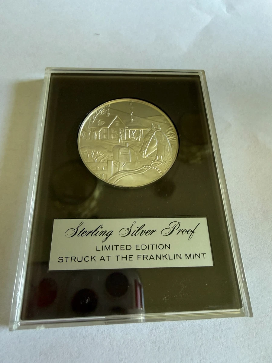 フランクリンミント★国際ファーストデーカバーメダル★純銀製925 全36ページ franklin mint sterling silver medals products for sale | eBay