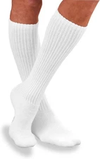 JOBST SensiFoot Diabetic Knee High Socks 8-15mmHg (White) X-Small