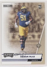 2020 Panini Playoff Rookies Goal Line Cesar Ruiz #284 0cu1