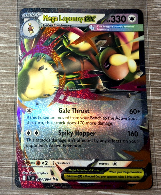 Mega Lopunny ex Pokemon TCG Phantasmal Flames 084/094 Double Rare