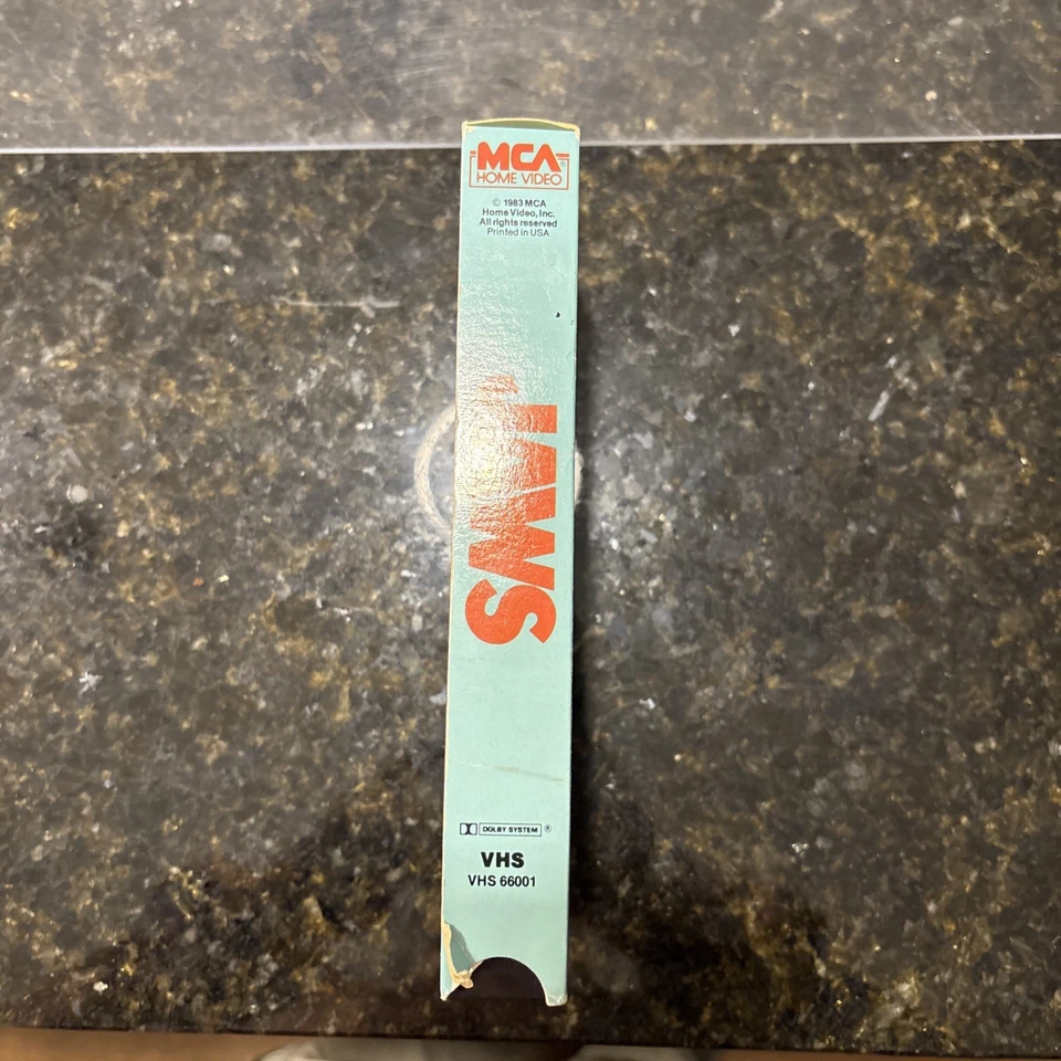 2x Jaws VHS 1983 MCA Home Video Early Print & Sealed Widescreen Edition - Image 3 of 4
