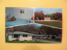 River Crest Motel Palatka Florida vintage postcard River Crest Motel Palatka Florida vintage postcard