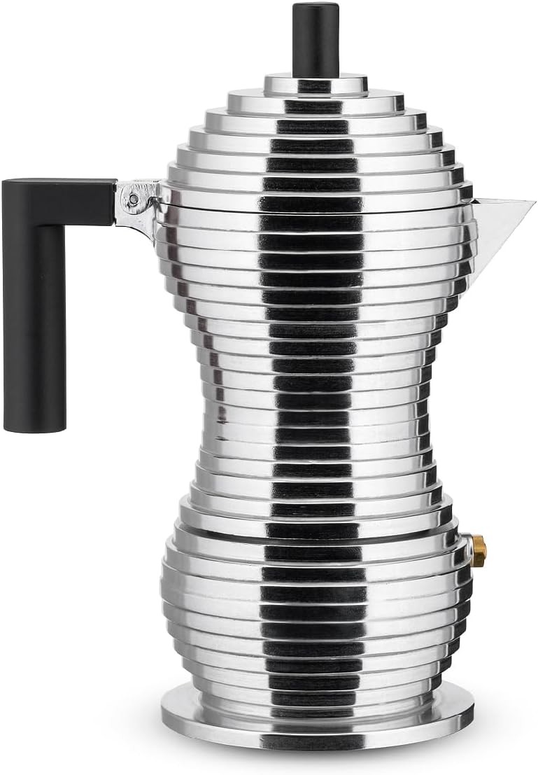 O Maker Moka Pot Aluminum Black