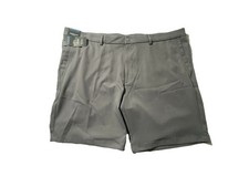 NEW Size 42 Mens Roundtree  Yorke Performance Chino Flat Shorts 8"I Quiet Shade