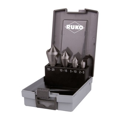RUKO Querlochsenkersatz 2-5/5-10/10-15/15-20mm HSS-Co5 4 tlg.