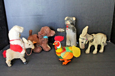 1950s Lot of 5 Wind Up Mechanical Toys Celluloid / Tin All Work Made in Japan