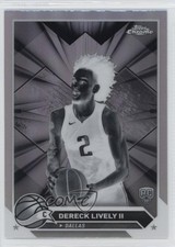 2023-24 Topps Chrome Negative Refractor Dereck Lively II #92 1k9t