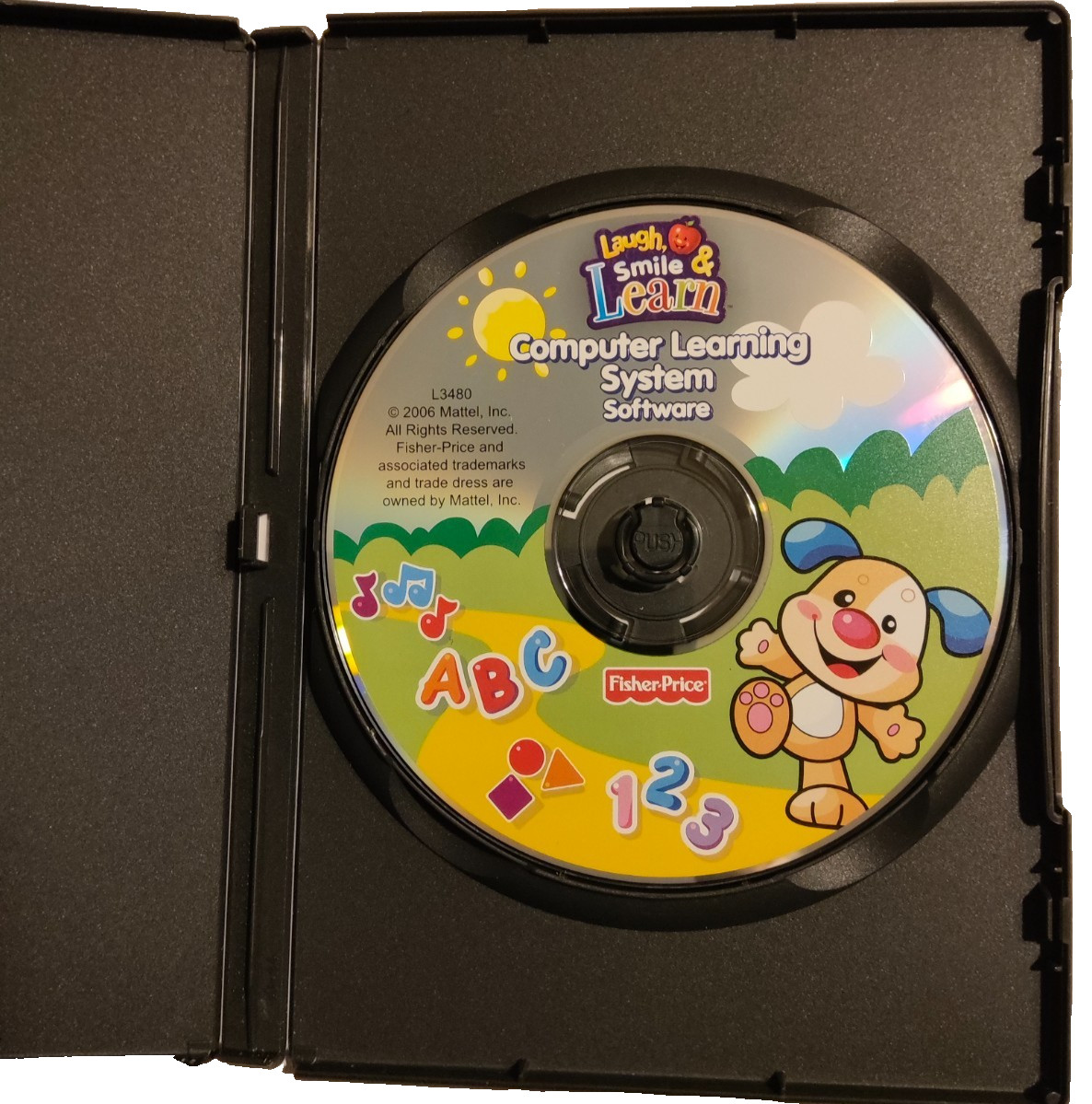 Laugh, Smile &Amp; Learn, Computer Learning System Software, Fisher Price, 2008 Vgd