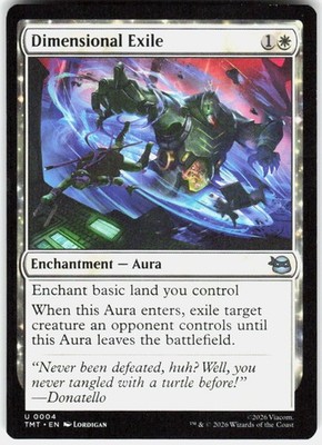 Dimensional Exile 4 Teenage Mutant Ninja Turtles Magic the Gathering