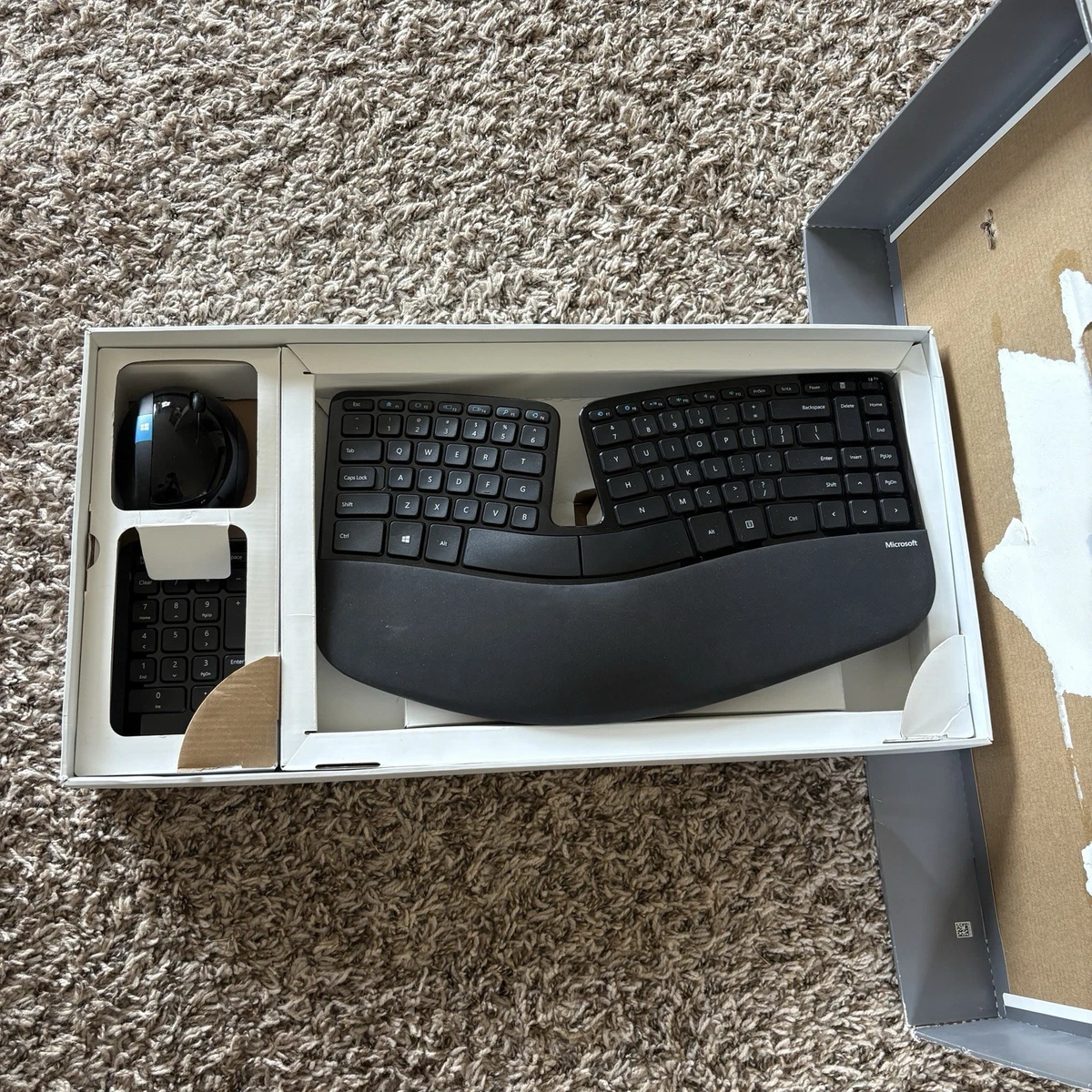 Microsoft English Ergonomic Computer Keyboard & Mouse Bundles for