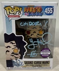 FUNKO POP ANIMATION NARUTO SHIPPUDEN #455 Sasuke (Cursed Mark) SIGNED JSA LE