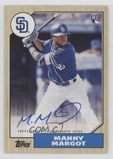2017 Topps 1987 Rookie and All-Star Edition Manny Margot #1987A-MMR Auto 0h3b