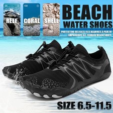 Men Slip on Water Shoes Quick Dry Barefoot for Swim Diving Surf Aqua Sport Beach