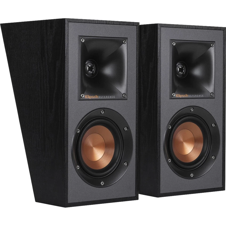 Klipsch R-41SA мощный детализированный домашний динамик комплект из 2 - черный - открытая коробка - Изображение 2 из 4
