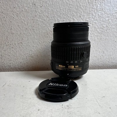 Nikon AF-S DX NIKKOR Black 18-55mm f/3.5-5.6G VR II Compact Standard Zoom Lens