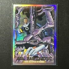 2024 SkyBox Marvel Masterpieces 92 Platinum Rainbow #59 Mr Fantastic