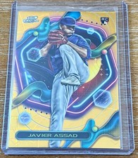JAVIER ASSAD 2023 Topps Chrome Cosmic GOLD INTERSTELLAR REFRACTOR RC ROOKIE #/50