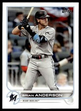 2022 Topps Brian Anderson Miami Marlins #19