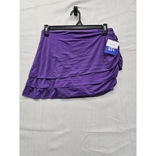 JoyLab Womens Aurora Purple Tiered Active Skort Built-In Shorts Medium 309111094