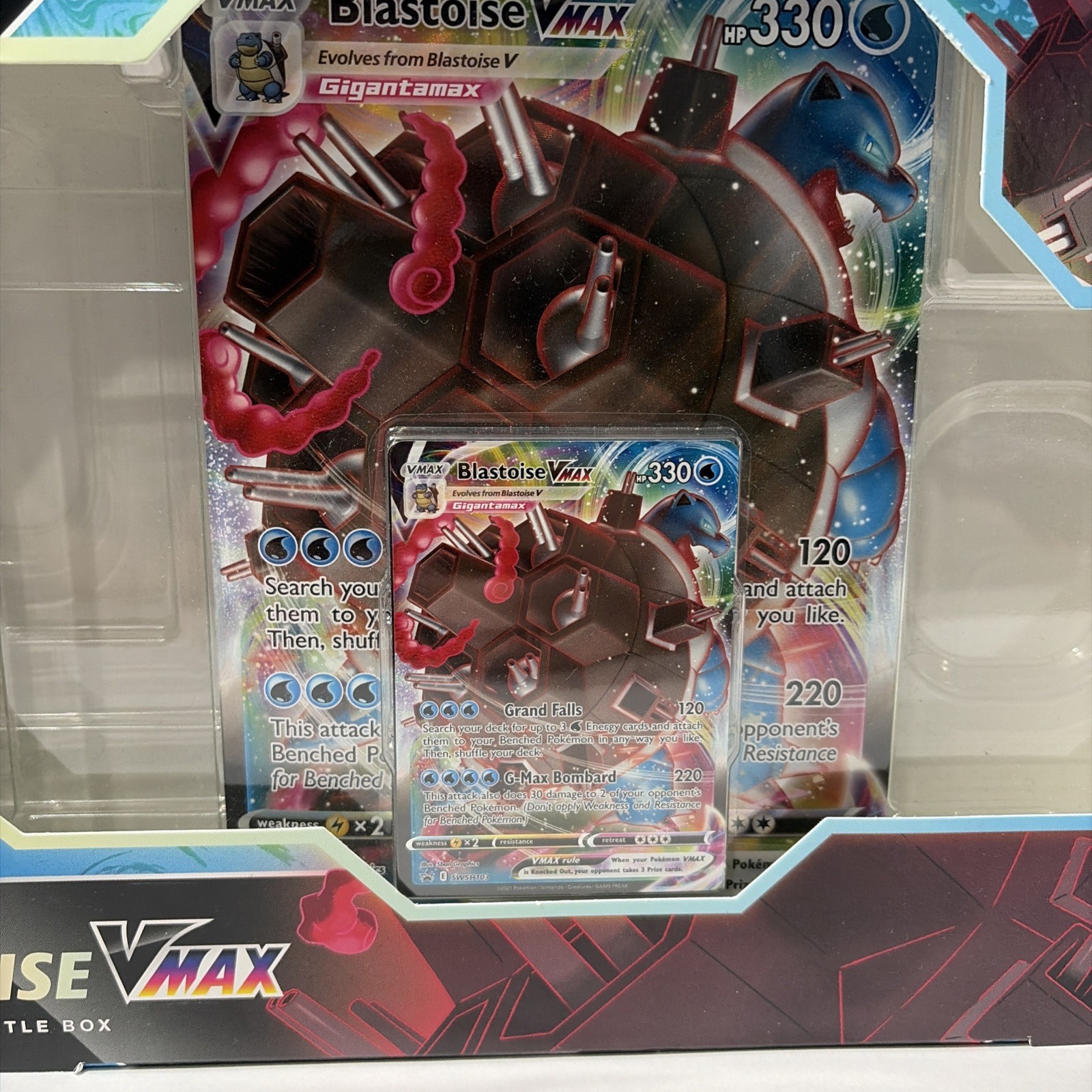 Blastoise VMAX SWSH103 - Black Star Promo - Near Mint Full Art Pokemon TCG