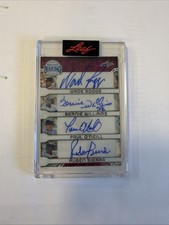 2025 Leaf Bronx Legacy Quad Auto Boggs,Williams,O’Neill,sierra 2/4