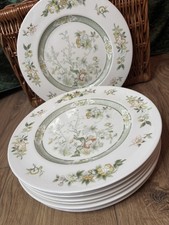 Royal Doulton Tonkin TC1107  1974 - England - Set of 8 Dinner Plates - 27cm. 