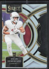 2023 Panini Select #160 Emari Demercado Silver Prizms Die Cuts