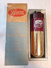Vintage 1950s Pyrene Push Button Brass  Fire ...