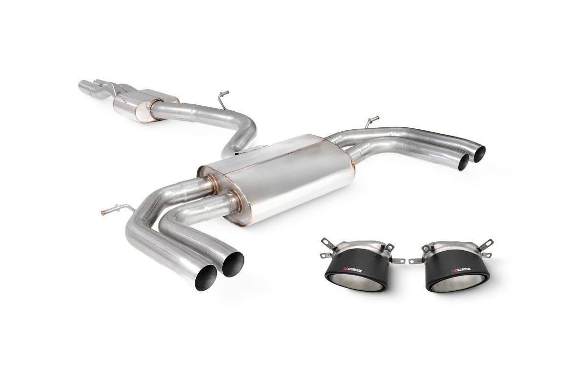 Scorpion Res 3.15'' Exhaust System (Non-Valved) Fits Audi RS3 (8Y) - SAU124CF - Image 4