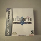 Final Fantasy I & II: Dawn of Souls (Nintendo Game Boy Advance, 2004) NEW SEALED